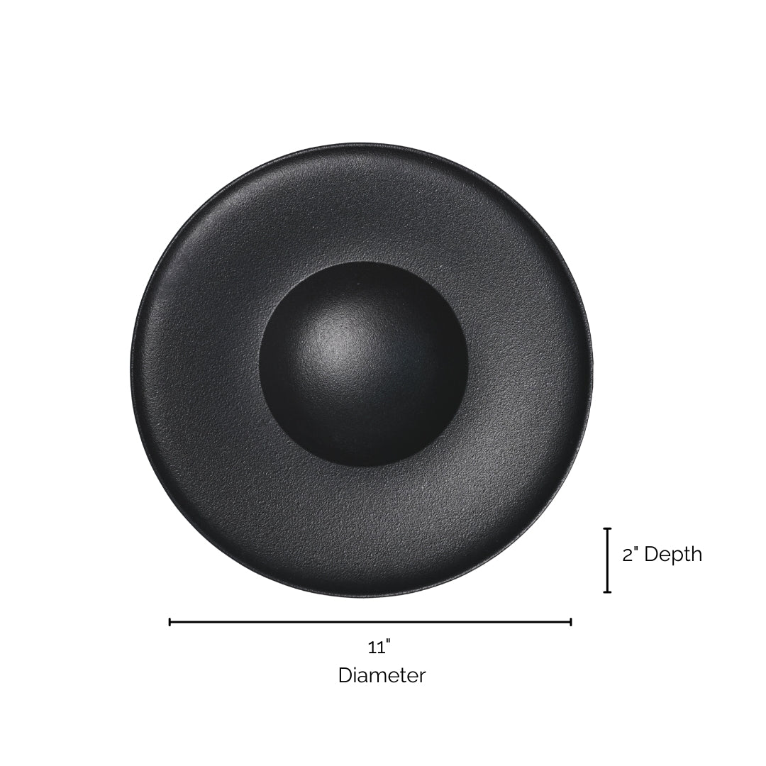 BLACK SPAGHETTI/PASTA PLATE