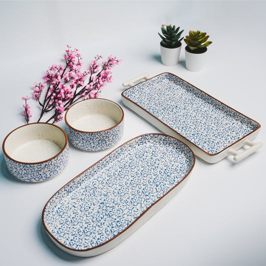 Floral Serving Tray
