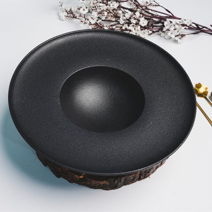 BLACK SPAGHETTI/PASTA PLATE