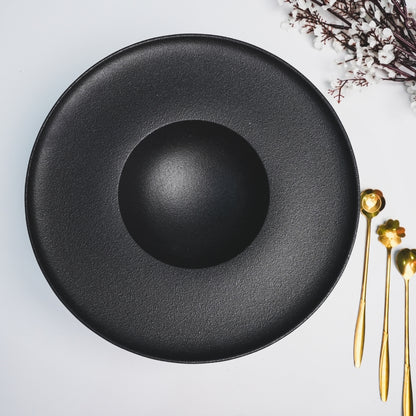 BLACK SPAGHETTI/PASTA PLATE