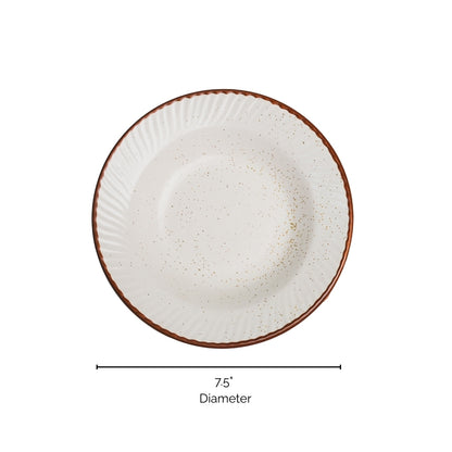 Rustic White Pasta Plate