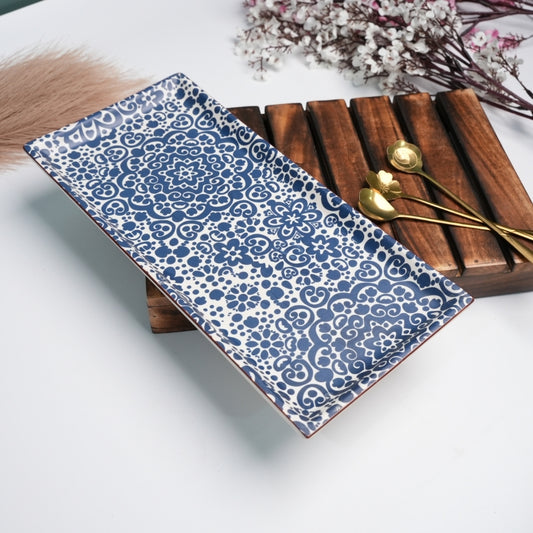 Floral Serving Platter