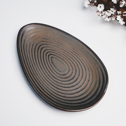 Brown Oval Plate